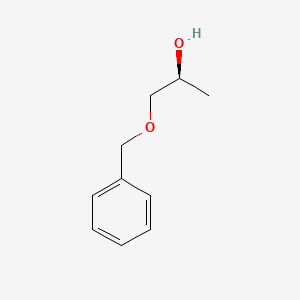 Chemical structure of (2S)-1-(benzyloxy)propan-2-ol