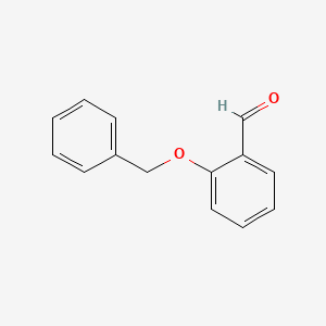 Chemical structure of 2-Benzyloxybenzaldehyde