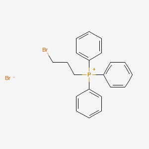Chemical structure of (3-Bromopropyl)triphenylphosphonium bromide
