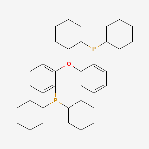 Chemical structure of Bis(dicyclohexylphosphinophenyl) ether