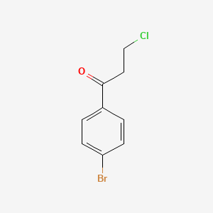 Chemical structure of 4′-Bromo-3-chloropropiophenone