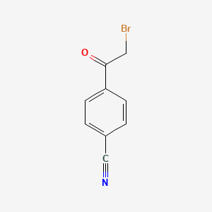 Chemical structure of 2-Bromo-4′-cyanoacetophenone