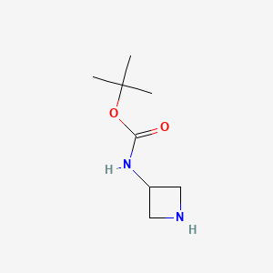 Chemical structure of 3-(Boc-amino)azetidine