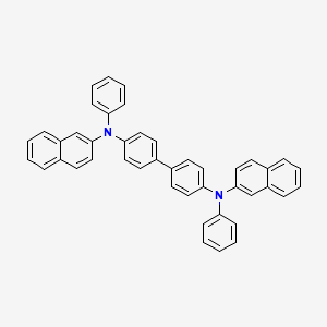 Chemical structure of N,N′-Di(2-naphthyl-N,N′-diphenyl)-1,1′-biphenyl-4,4′-diamine