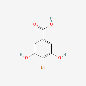 Chemical structure of 4-Bromo-3,5-dihydroxybenzoic acid