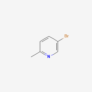 Chemical structure of 5-Bromo-2-methylpyridine