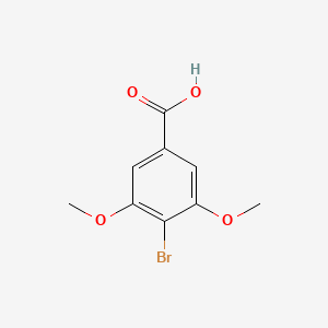 Chemical structure of 4-Bromo-3,5-dimethoxybenzoic acid
