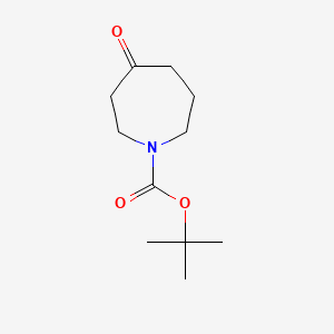 Chemical structure of N-Boc-hexahydro-1H-azepin-4-one