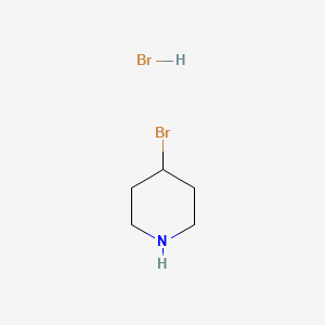 Chemical structure of 4-Bromopiperidine hydrobromide
