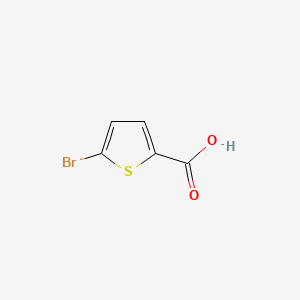 Chemical structure of 5-Bromo-2-thiophenecarboxylic acid