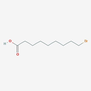 Chemical structure of 9-Bromononanoic Acid