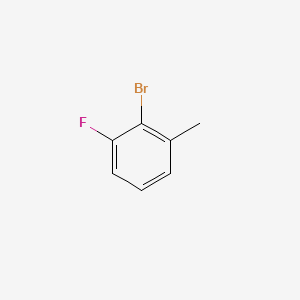 Chemical structure of 2-Bromo-3-fluorotoluene