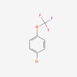 Chemical structure of 1-Bromo-4-(trifluoromethoxy)benzene