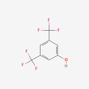 Chemical structure of 3,5-Bis(trifluoromethyl)phenol