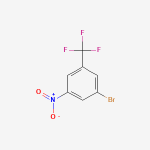 Chemical structure of 3-Bromo-5-nitrobenzotrifluoride