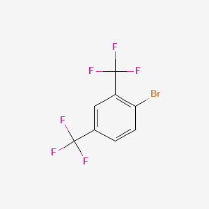 Chemical structure of 2,4-Bis(trifluoromethyl)bromobenzene