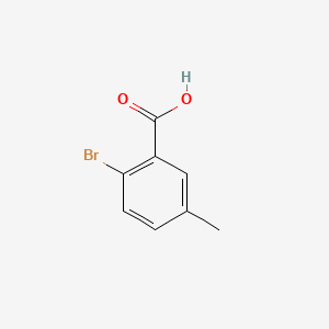 Chemical structure of 2-Bromo-5-methylbenzoic acid