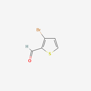 Chemical structure of 3-Bromothiophene-2-carboxaldehyde