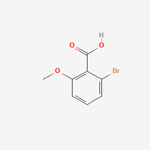 Chemical structure of 2-Bromo-6-methoxybenzoic acid