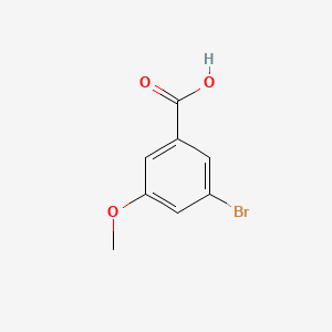 Chemical structure of 3-Bromo-5-methoxybenzoic acid