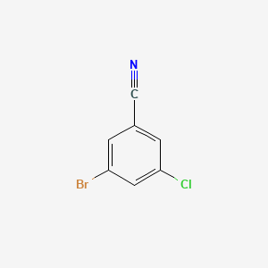 Chemical structure of 3-Bromo-5-chlorobenzonitrile