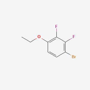Chemical structure of 4-Bromo-2,3-difluorophenetole
