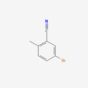 Chemical structure of 5-Bromo-2-methylbenzonitrile