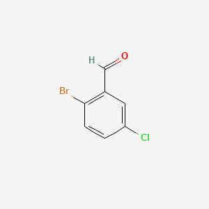 Chemical structure of 2-Bromo-5-chlorobenzaldehyde