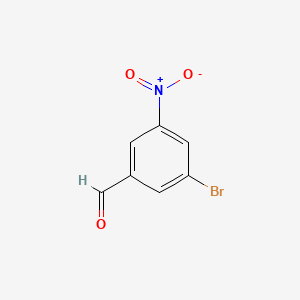 Chemical structure of 3-Bromo-5-nitrobenzaldehyde