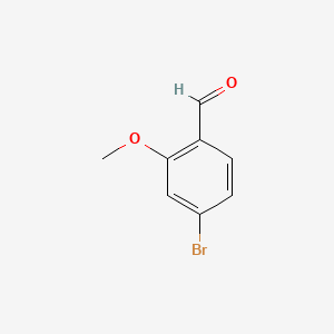 Chemical structure of 4-Bromo-2-methoxybenzaldehyde