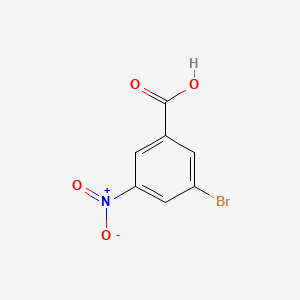 Chemical structure of 3-Bromo-5-nitrobenzoic acid