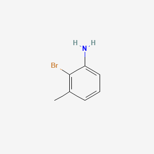 Chemical structure of 2-Bromo-3-methylaniline