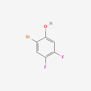 Chemical structure of 2-Bromo-4,5-difluorophenol