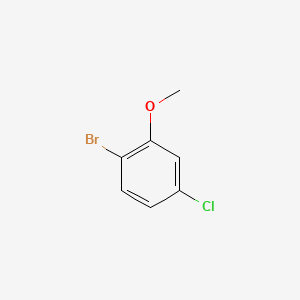 Chemical structure of 2-Bromo-5-chloroanisole