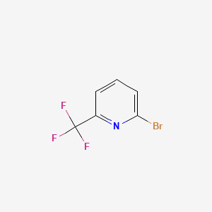 Chemical structure of 2-Bromo-6-(trifluoromethyl)pyridine