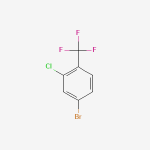 Chemical structure of 4-Bromo-2-chlorobenzotrifluoride