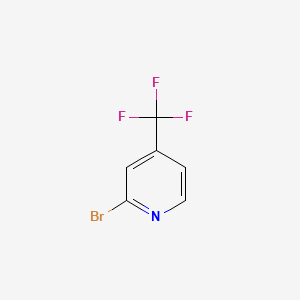 Chemical structure of 2-Bromo-4-(trifluoromethyl)pyridine