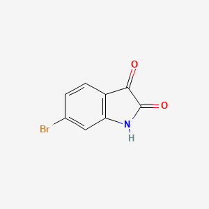 Chemical structure of 6-Bromoisatin