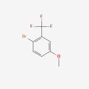 Chemical structure of 4-Bromo-3-(trifluoromethyl)anisole