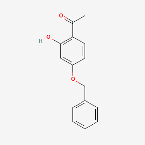 Chemical structure of 4'-Benzyloxy-2'-hydroxyacetophenone