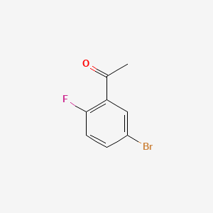 Chemical structure of 5ˊ-Bromo-2ˊ-fluoroacetophenone