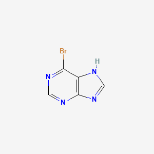 Chemical structure of 6-Bromopurine