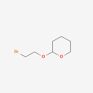 Chemical structure of 2-(2-Bromoethoxy)tetrahydro-2H-pyran