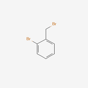 Chemical structure of 2-Bromobenzyl bromide