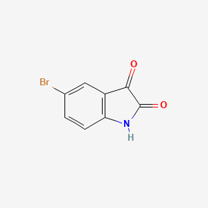 Chemical structure of 5-Bromoisatin