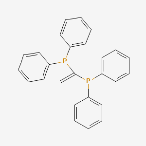 Chemical structure of 1,1-Bis(diphenylphosphino)ethylene