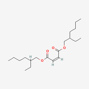 Chemical structure of Di-2-ethylhexyl maleate