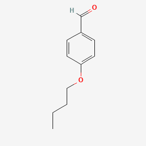 Chemical structure of 4-Butoxybenzaldehyde