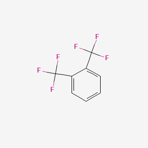 Chemical structure of 1,2-Bis(trifluoromethyl)benzene