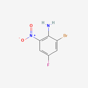 Chemical structure of 2-Bromo-4-fluoro-6-nitroaniline